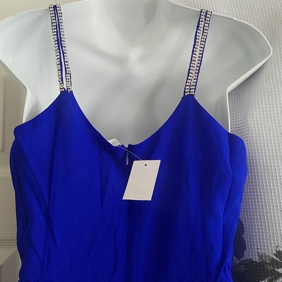 Dressy blue Rhinestone romper! - Picture 3 of 4
